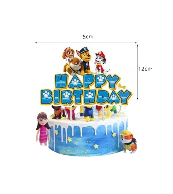 paw patrol cake toppers