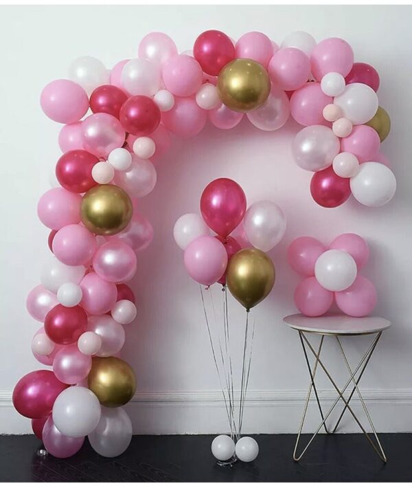 Pink Balloon Arch Garland Kit Baby Shower Wedding Birthday Balloons Party Decor