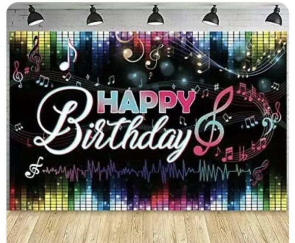 TikTok Birthday Party Supplies Background Backdrop Photo Banner