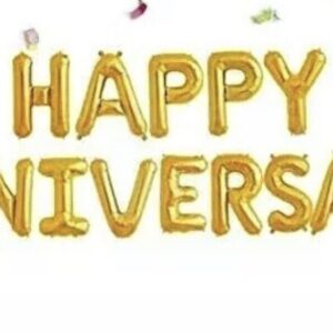 6inch Happy Anniversary Letter Foil Balloons Party Supplies Decorations